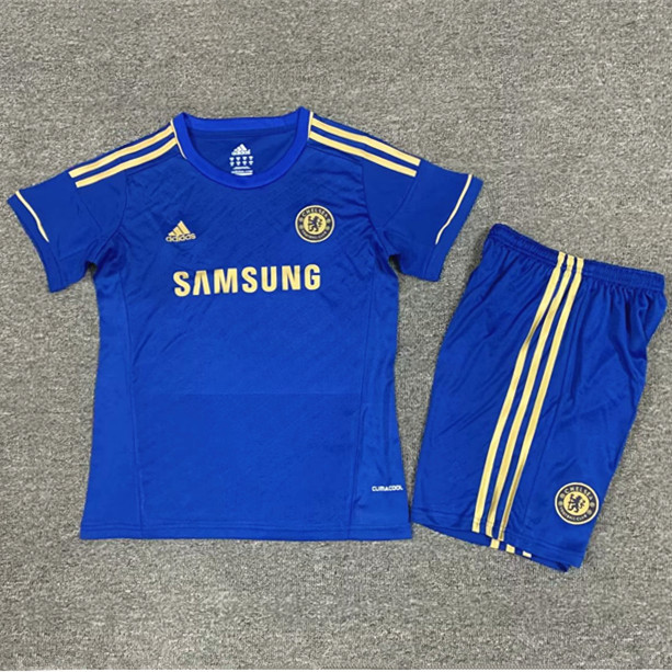 2012-2013 Chelsea Home Retro Kids Soccer Jersey