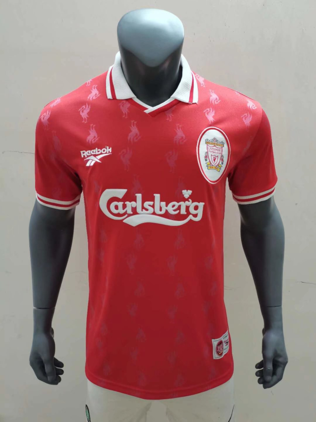 1998 Liverpool Home Retro Soccer Jersey