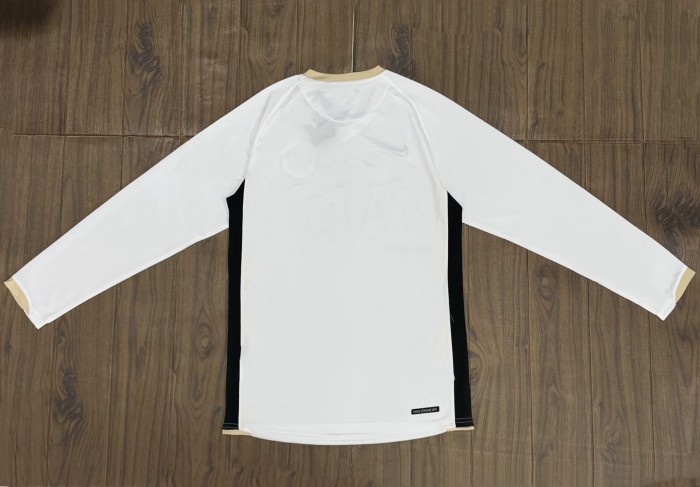 2005-2006 Manchester United Long sleeves Away Retro Soccer Jersey