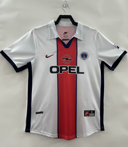 1998-1999 Paris Saint-Germain Paris Away Retro Soccer Jersey