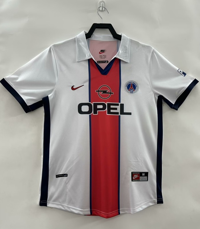 1998-1999 Paris Saint-Germain Paris Away Retro Soccer Jersey