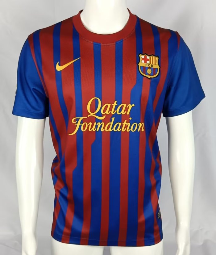 2011-2012 Barcelona Home Retro Soccer Jersey