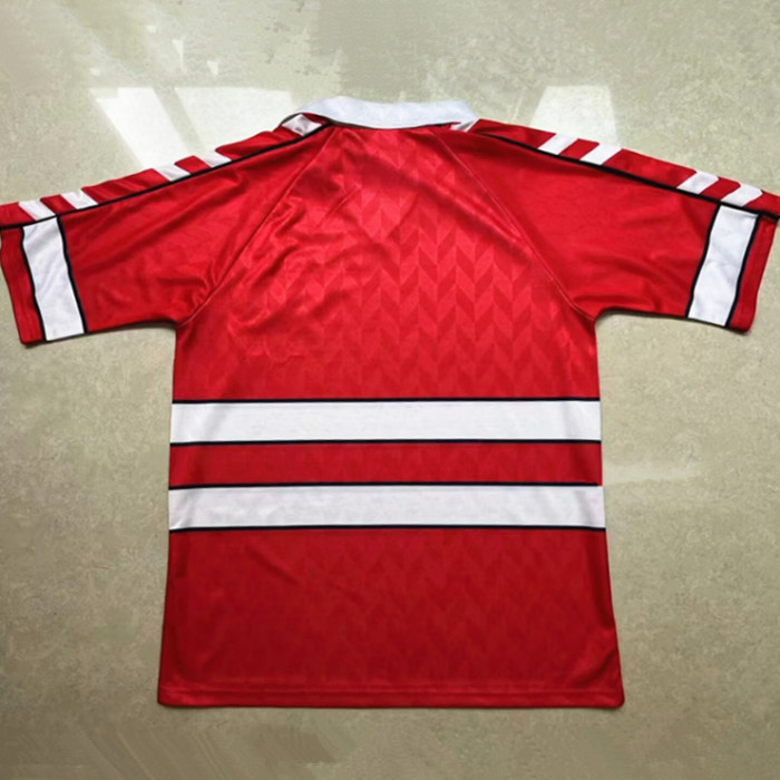 1988 DenmarkHome Retro Soccer Jersey