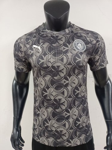 25-26 Manchester City Grey Black Special Edition Player Version Training Shirts