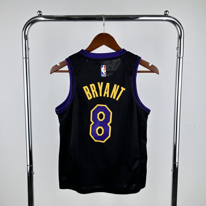 2024 LAKERS BRYANT #8Top Quality Hot Pressing Kids NBA Jersey