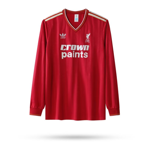 1985-1987 Liverpool Home Long sleeves Retro Soccer Jersey