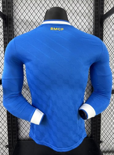 25-26 Real Madrid Third Long Sleeve Player Version Soccer Jersey