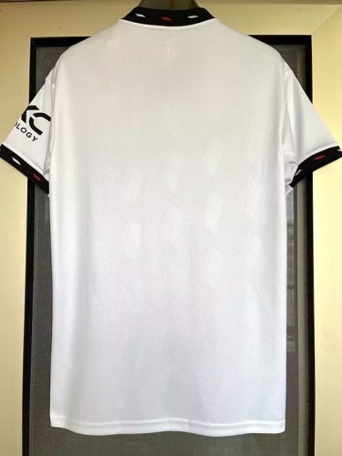 22-23 Manchester United Away White Fans Soccer Jersey