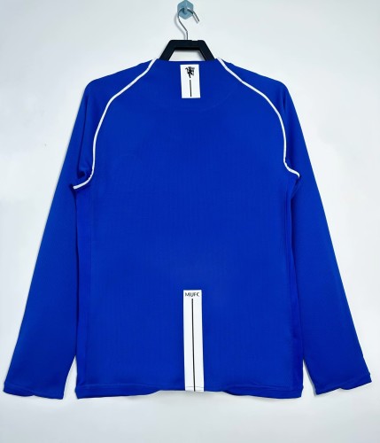 2007-2008 Manchester United Goalkeeper Long Sleeves Retro Soccer Jersey