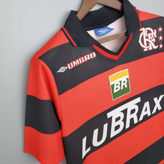 1999 Flamengo Home Retro Soccer Jersey