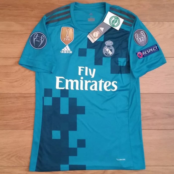 2017-2018 Real Madrid Third Retro Soccer Jersey