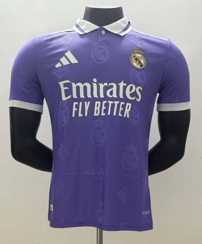 25-26 Real Madrid Purple Special Edition Player Version Soccer Jersey