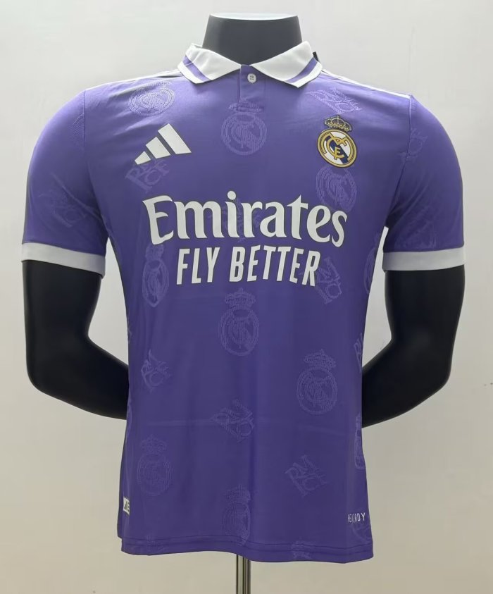 25-26 Real Madrid Purple Special Edition Player Version Soccer Jersey