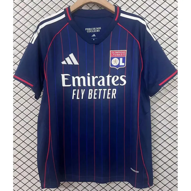 25-26 Lyon Away Fans Soccer Jersey