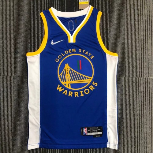 21-22 Warriors THOMPSON #11 'Mexico' Blue City Edition Top Quality Hot Pressing NBA Jersey