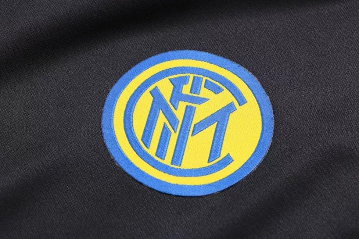 22-23 Inter Milan Black Hoodie Jacket Tracksuit#F412