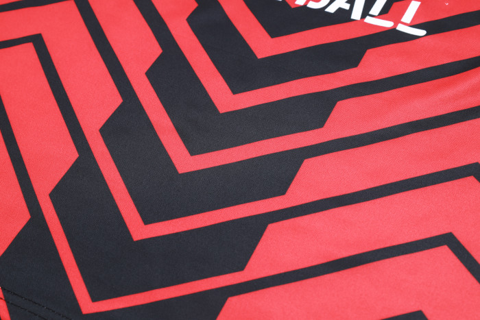 23-24 AC Milan High Quality Half Pull Tracksuit