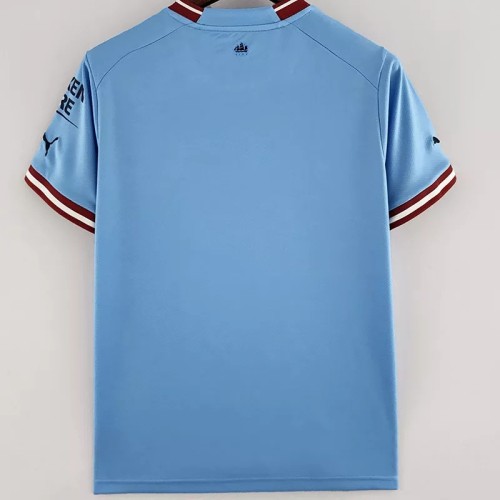 22-23 Manchester City Home 1:1 Fans Soccer Jersey