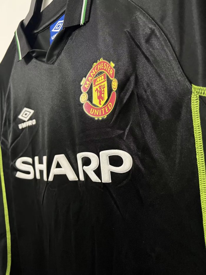 1998-1999 Manchester United Third Retro Soccer Jersey