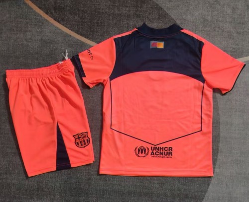 25-26 Barcelona Third Kids Soccer Jersey 1:1 Thai Quality