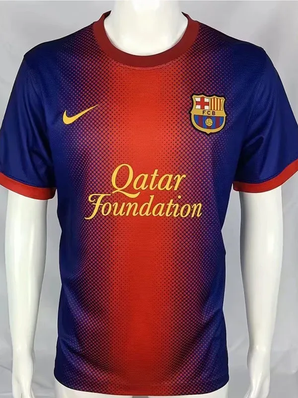 2012-2013 Barcelona Home Retro Soccer Jersey