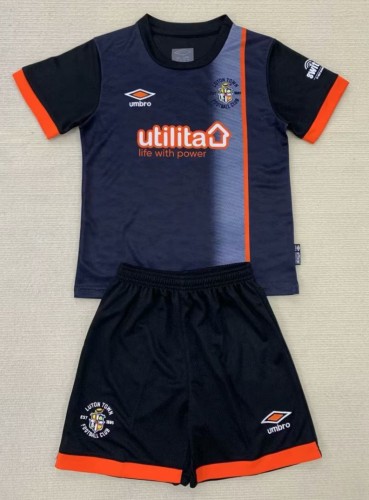 24-25 Luton Town Away Kids Soccer Jersey