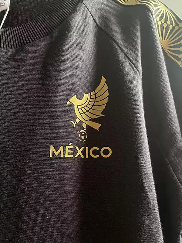 25-26 Mexico Black Casual T-Shirts (High Quality)