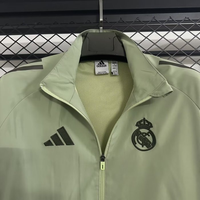 2025 Real Madrid New Pattern Windbreaker