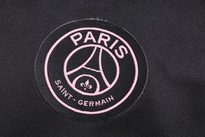 22-23 Paris Saint-Germain Black Hoodie Jacket Tracksuit#F416