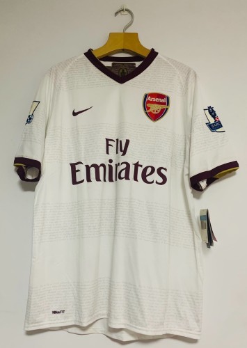2007-2008 Arsenal Away Retro Soccer Jersey