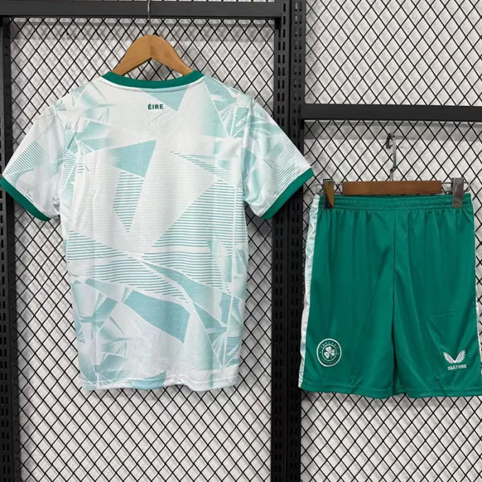 25-26 Ireland Away Kids Soccer Jersey 1:1 Thai Quality