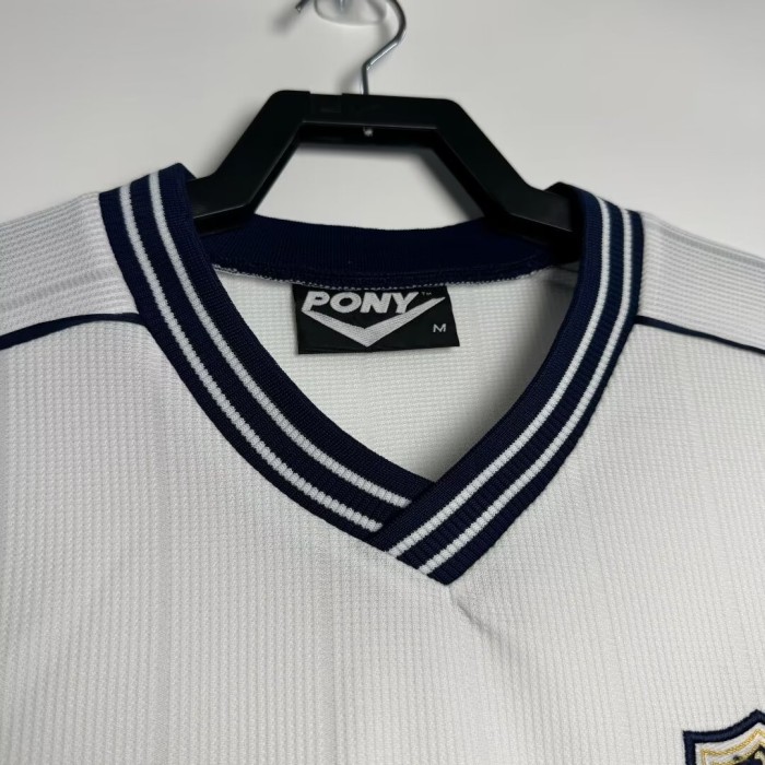 1997-1999 Tottenham Hotspur Home White Retro Soccer Jersey