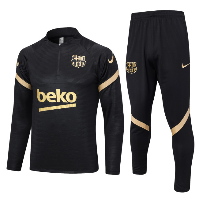 23-24 Barcelona High Quality Half Pull Tracksuit