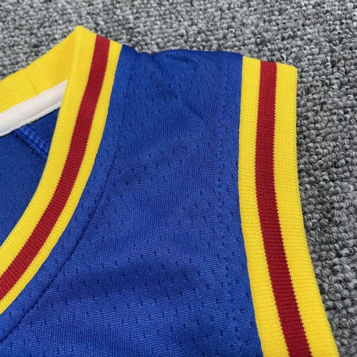 Warriors IGUODALA #9 Blue 75th Anniversary Retro NBA Jersey