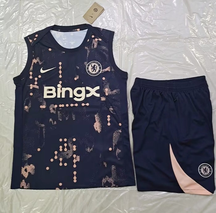 25-26 Chelsea High Quality Tank Top And Shorts Suit