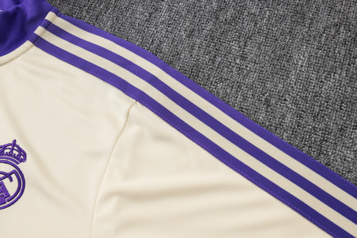 25-26 Real Madrid High Quality Half Pull Tracksuit