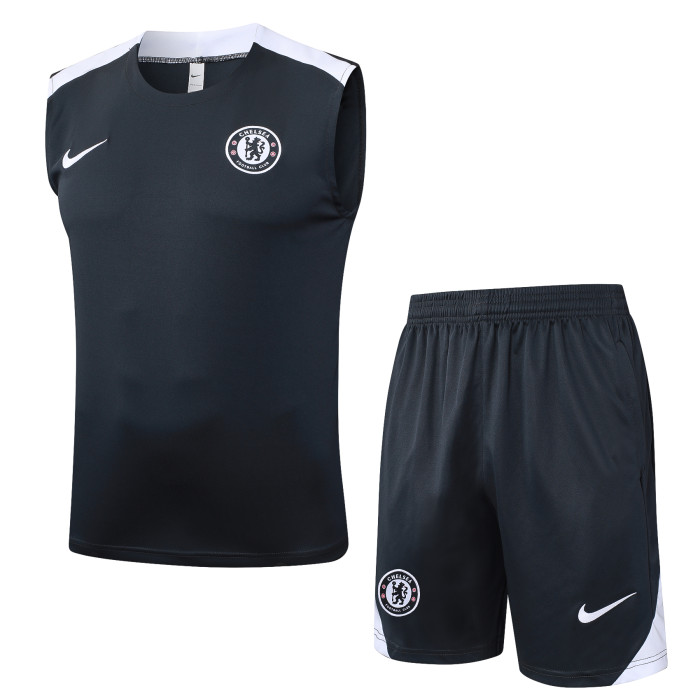25-26 Chelsea High Quality Tank Top And Shorts Suit