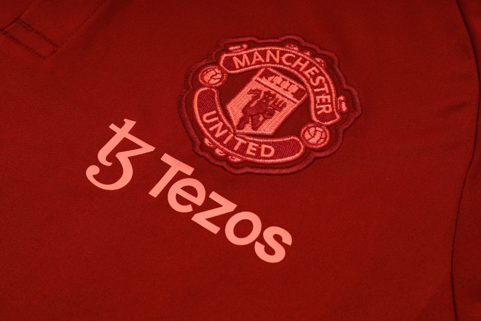23-24 Manchester United High Quality Polo Tracksuit