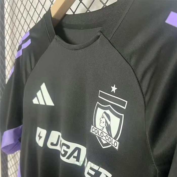 25-26 Colo-Colo Black Training Shirts