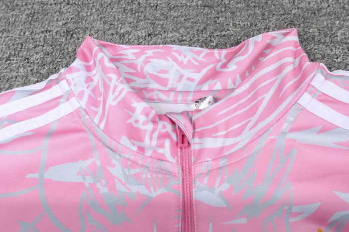 23-24 Real Madrid High Quality Half Pull Tracksuit