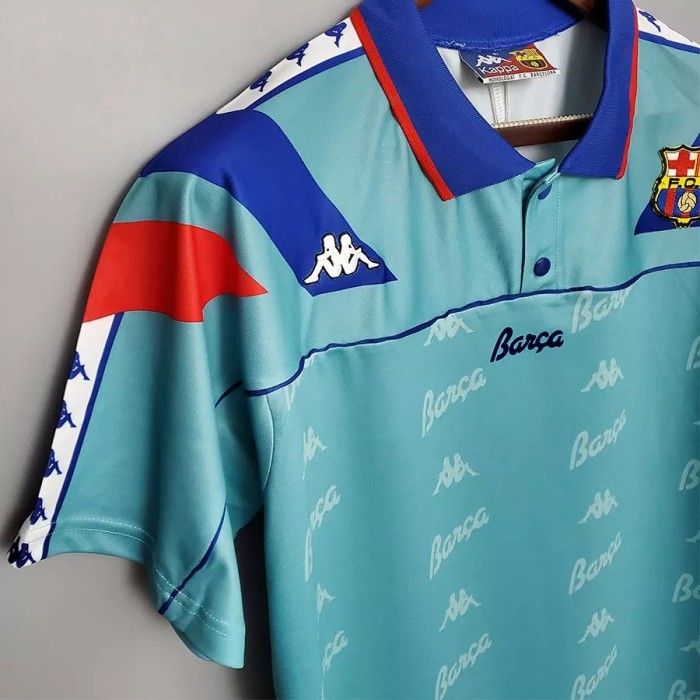 1992-1995 Barcelona Away Retro Soccer Jersey