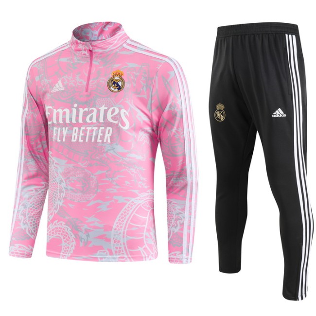 23-24 Real Madrid High Quality Half Pull Tracksuit