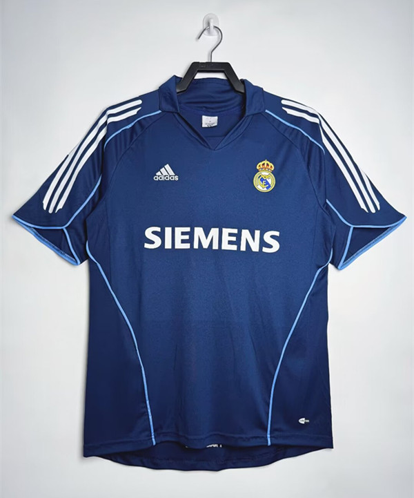 2005-2006 Real Madrid Away Retro Soccer Jersey