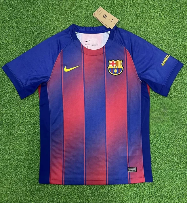 25-26 Barcelona Home Fans Soccer Jersey*空白版