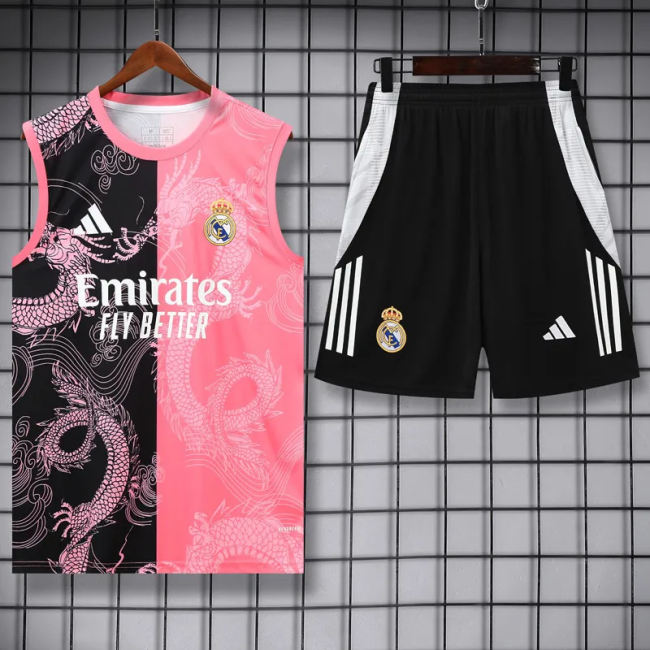 25-26 Real Madrid High Quality Tank Top And Shorts Suit