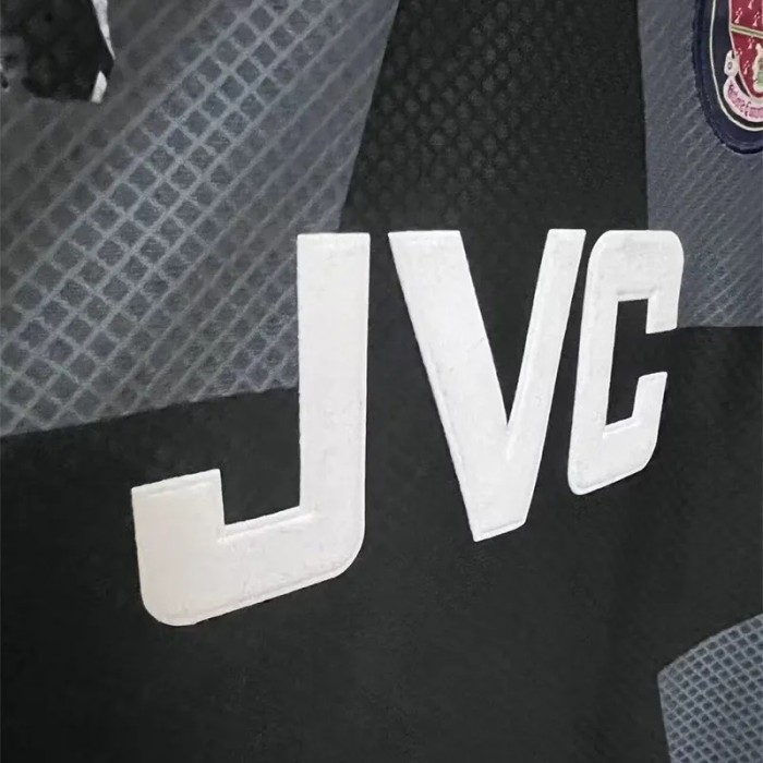 1994-1995 Arsenal Black Goalkeeper Long Sleeve Retro Soccer Jersey