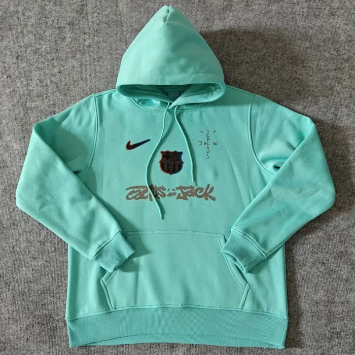 25-26 Barcelona Light Green Hoody (加绒)