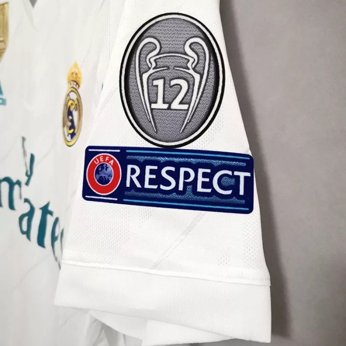 2017-2018 Real Madrid Home Retro Soccer Jersey