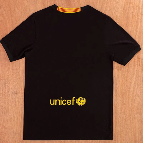 2013-2014 Barcelona Away Black Retro Soccer Jersey