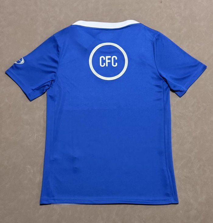 25-26 CHE Blue Training shirts 1:1 Thai Quality